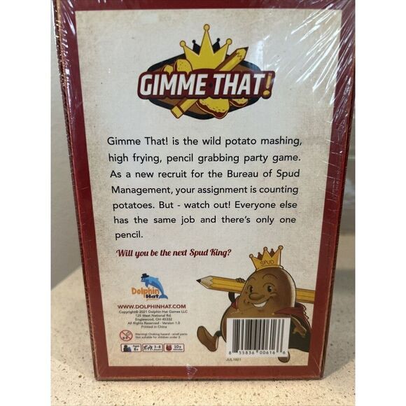 New Sealed Gimme That! Board Game by Dolphin Hat Games - Picture 2 of 2
